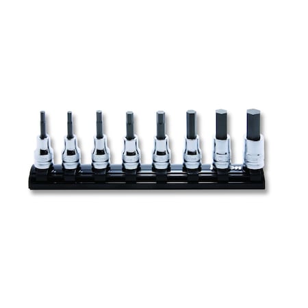 Ko-Ken Bit Socket set 3-12mm Hex 200mm Z-series 8 pieces 3/8 Sq. Drive, RS3010MZ/8-L50 RS3010MZ/8-L50